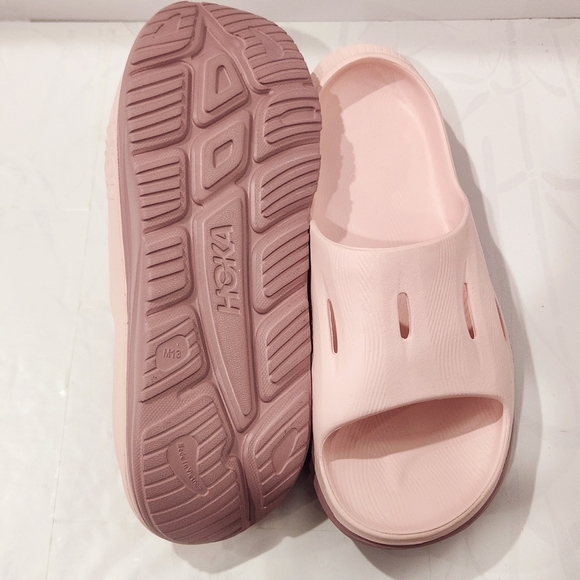 Hoka Ora Recovery 3 Cosmic Pearl Pink Comfort Slip on Slide Men's 13 - Picture 7 of 9